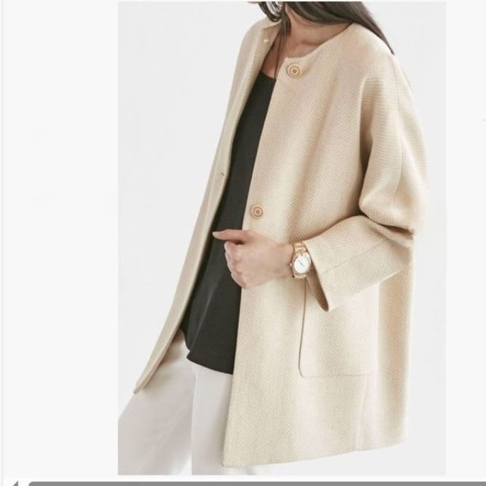 Massimo Dutti Linen Coat- Gorgeous! - Picture 10 of 16